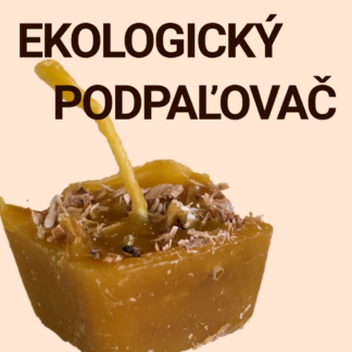 Ekologický podpalovač zo včelieho vosku